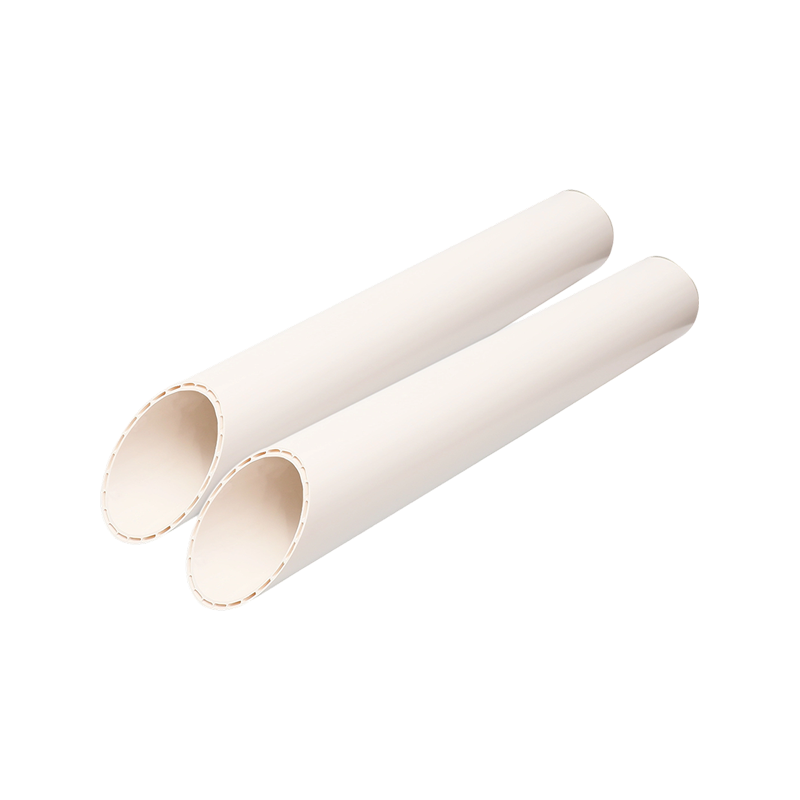 Двухслойная спиральная дренажная труба из ПВХ