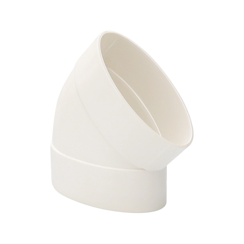 ПВХ плоский 45°колено(тип A)