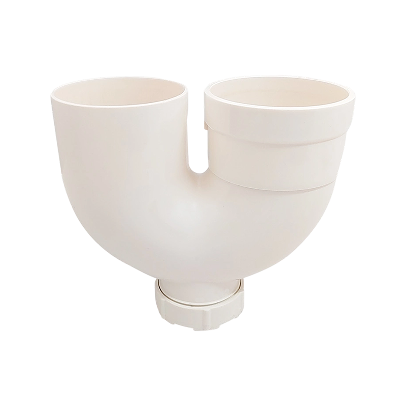 ПВХ U-образный локоть с очисткой